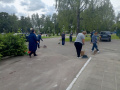 Сотрудники отдела социальной защиты провели субботник